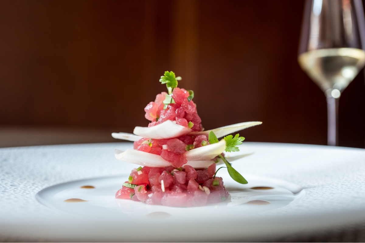 Eric Ripert Asian Tuna Tartare with Belgian Endive