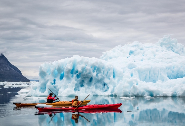 Kayaking Greenland